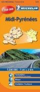 Midi-Pyrenees: Tankstellen an Autobahnen und Strassen, Sicherheitsalerts, Stadtplan: Toulouse (Michelin Regionalkarte)
