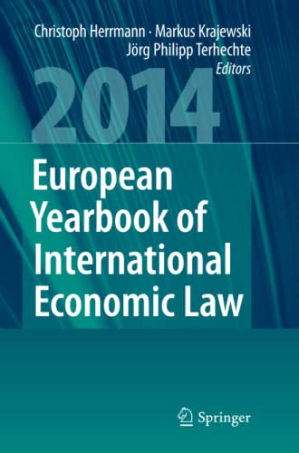 European Yearbook of International Economic Law 2014