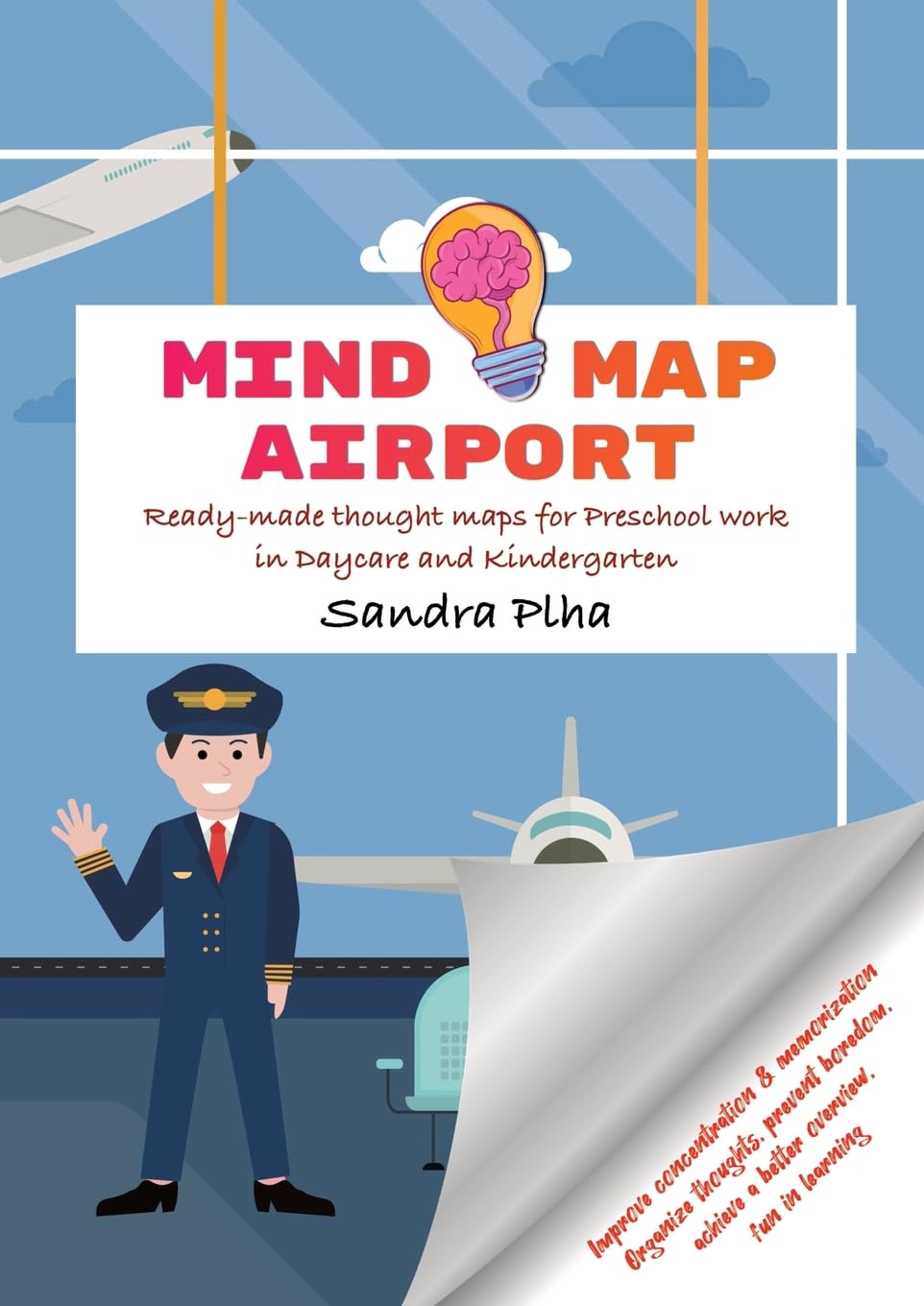 KitaFix-Mindmap Airport (Ready-made thought maps for Preschool work in Daycare and Kindergarten): Improve concentration & memorization Organize ... achieve a better overview, fun in learning