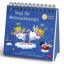 Yoga für Weihnachtsengel Adventsaufsteller