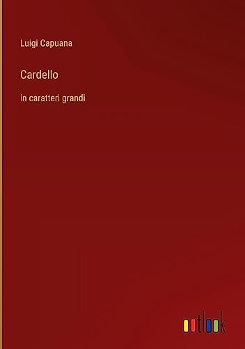 Cardello: in caratteri grandi