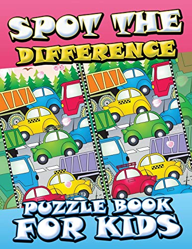 Spot The Difference Puzzle Book For Kids