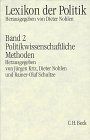 Lexikon der Politik, 7 Bde., Bd.2, Politikwissenschaftliche Methoden