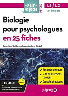 Biologie pour psychologues en 25 fiches