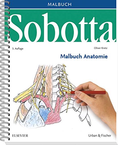 Sobotta Malbuch Anatomie von Oliver Kretz - Spiralbindung
