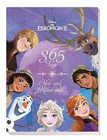 Disney Die Eiskönigin 2: 365 Tage Mal- und Rätselspaß: Block mit Perforation