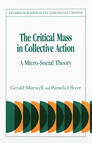 Critical Mass in Collective Action (Studies in Rationality and Social Change)