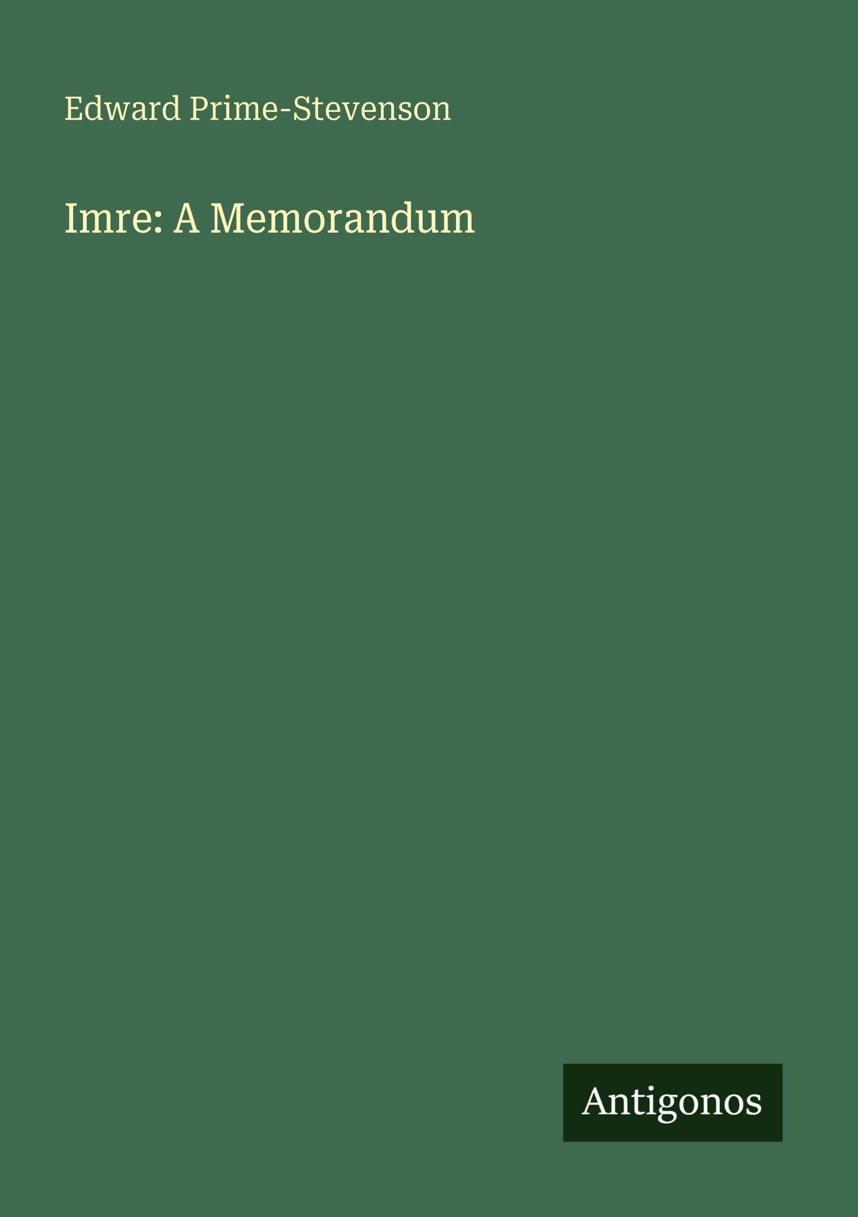 Imre: A Memorandum