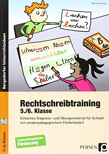 Rechtschreibtraining - 5./6. Klasse: Einfaches Diagnose- und Übungsmaterial für Schüler mit sonderpädagogischem Förderbedarf