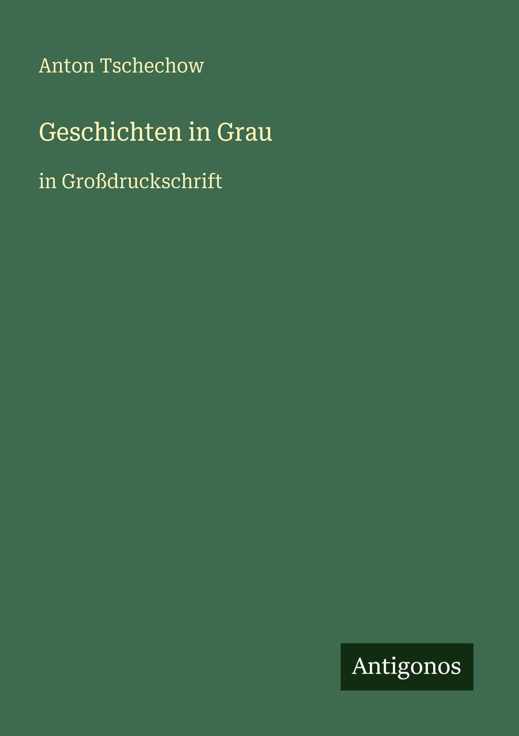 Geschichten in Grau: in Großdruckschrift