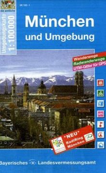 Topographische Karten Bayern, Bl.1, München und Umgebung