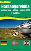 Hardangervidda: Outdoor Map - hiking - skiing - MTB 1:150 000 GPS Landkarte, Wanderkarte, Planungskarte, Wintersportkarte