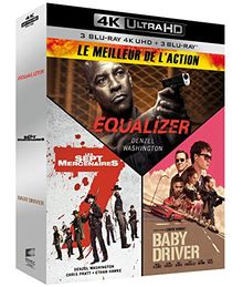 Meilleur de l'action - Coffret : Equalizer + Les Sept Mercenaires + Baby Driver [4K Ultra HD + Blu-ray]