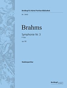 Symphonie Nr. 3 F-dur op. 90 - Breitkopf Urtext (PB 3640)