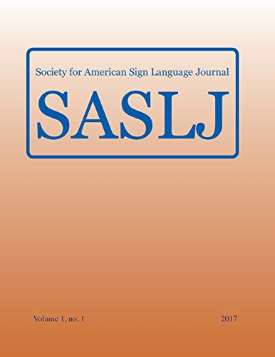 Cripps, Jody H Society For American Sign Language Journal, Vol. 1, No. 1