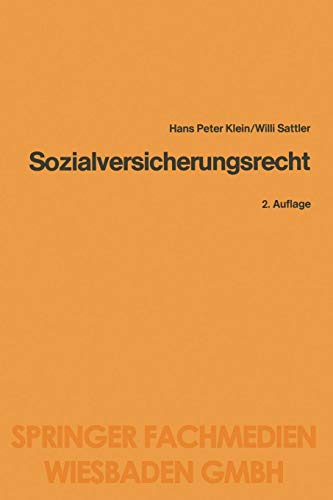 Sozialversicherungsrecht (Gabler-Studientexte)