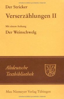 Altdeutsche Textbibliothek, Nr.68, Verserzählungen