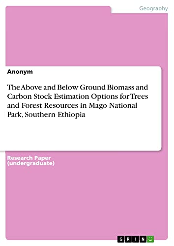 The Above and Below Ground Biomass and Carbon Stock Estimation Options for Trees and Forest Resources in Mago National Park, Southern Ethiopia