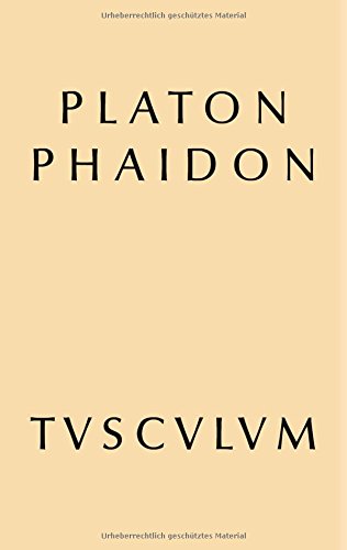 Phaidon: Griechisch und deutsch (Sammlung Tusculum)