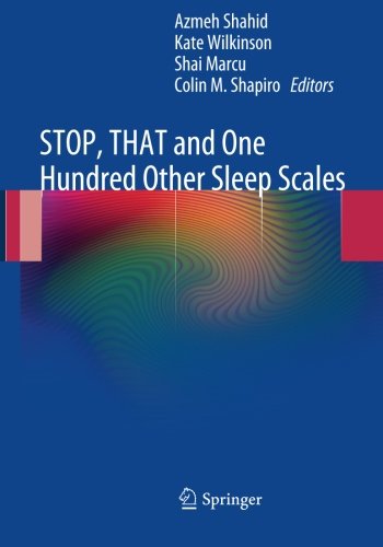 STOP, THAT and One Hundred Other Sleep Scales