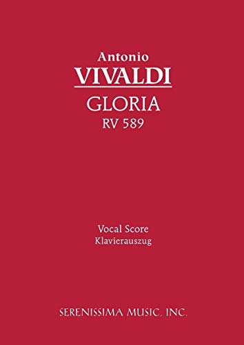 Gloria, RV 589: Vocal score