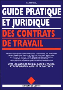 Guide pratique et juridique des contrats de travail