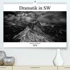 Dramatik in SW (hochwertiger Premium Wandkalender 2024 DIN A2 quer), Kunstdruck in Hochglanz