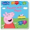 Peppa Pig - Puzzeln mit Peppa: Puzzle-Ketten-Buch mit 5 Puzzles mit je 6 Teilen