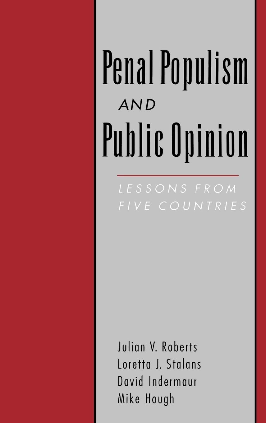 Studies in Crime and Public Policy: Lessons from Five Countries