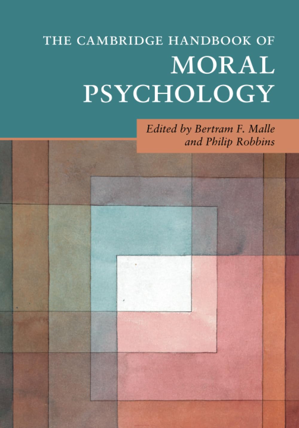 unbekannt The Cambridge Handbook Of Moral Psychology (Cambridge Handbooks In Psychology)