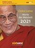 Dalai Lama - Worte der Weisheit 2021 Tagesabreißkalender