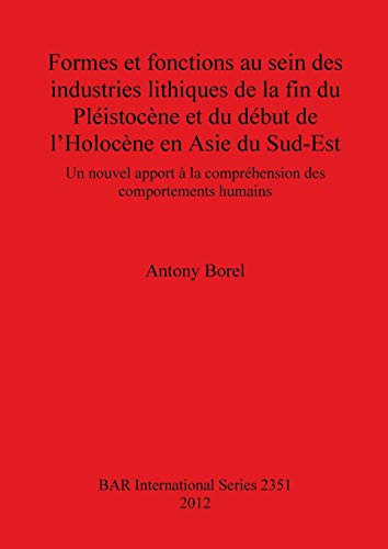 Formes et fonctions au sein des industries lithiques de la fin du Pléistocène et du début de l'Holocène en Asie du Sud-Est: Un nouvel apport à la ... (British Archaeological Reports, Band 2351)