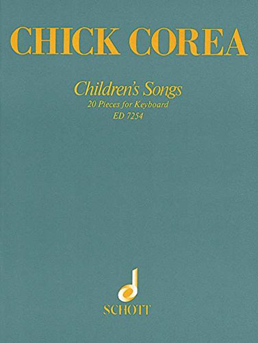 Children's Songs: 20 Stücke. Klavier, Keyboard oder elektronisches Tasteninstrument.