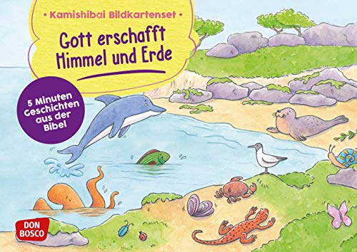 Gott erschafft Himmel und Erde Kamishibai Bildkartenset - Gesa Rensmann Esther Hebert Box
