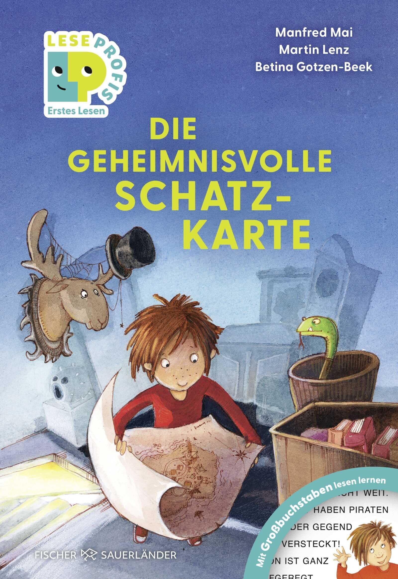 Leseprofis - GROSSBUCHSTABEN: DIE GEHEIMNISVOLLE SCHATZKARTE, Erstes Lesen