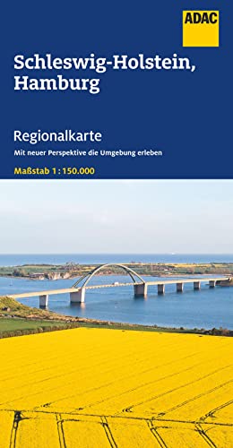 ADAC Regionalkarte 01 Schleswig-Holstein Hamburg 1150000 Karte (im Sinne von Landkarte)