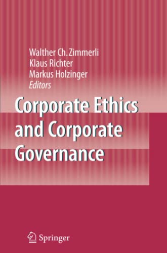 Corporate Ethics and Corporate Governance