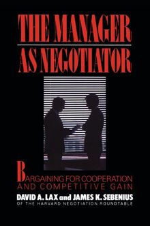 Manager as Negotiator