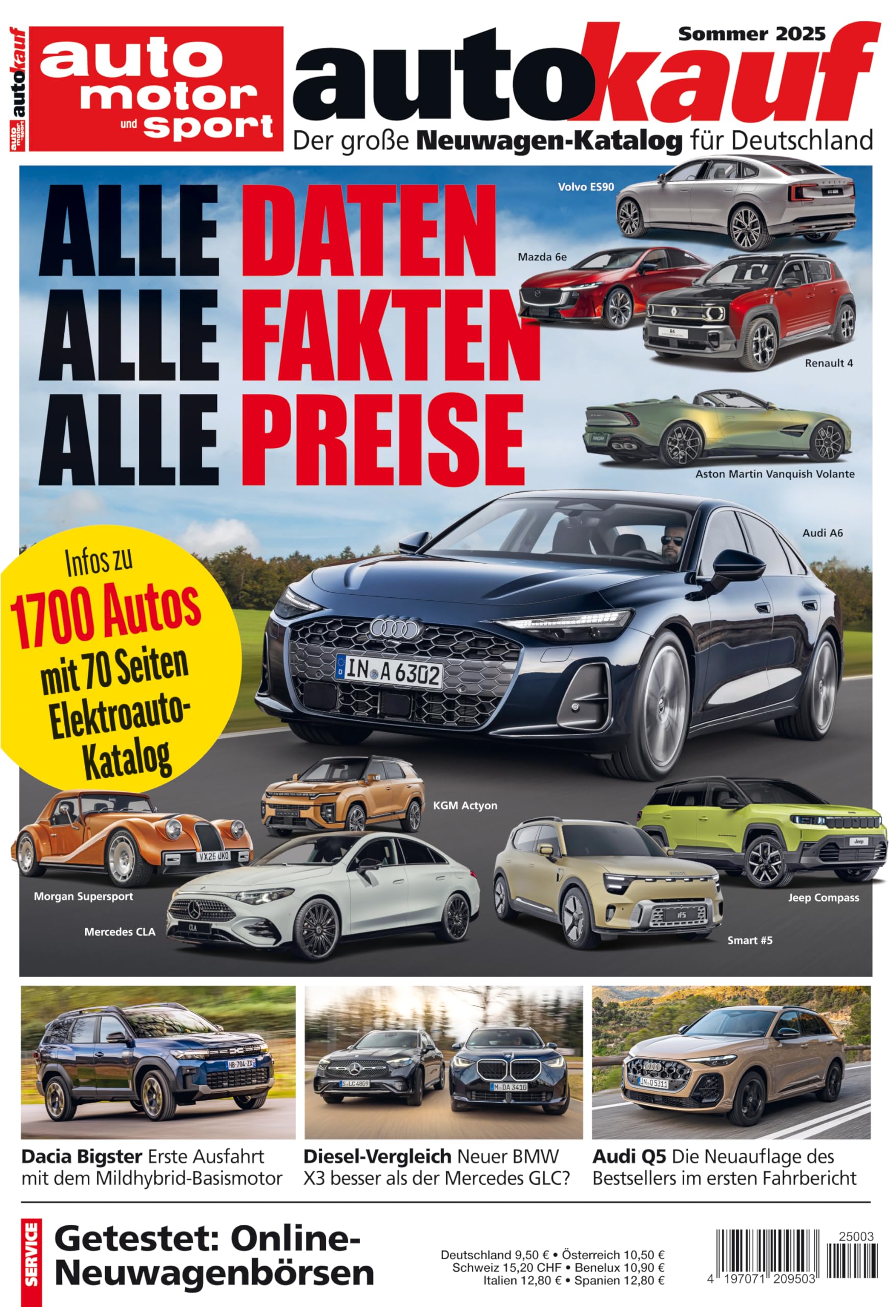 autokauf 03/2025 Sommer: Der große Neuwagen-Katalog für Deutschland