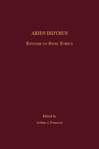 Arius Didymus: Epitome of Stoic Ethics
