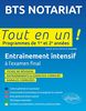 BTS Notariat Tout en un Programmes de 1re et 2e Années