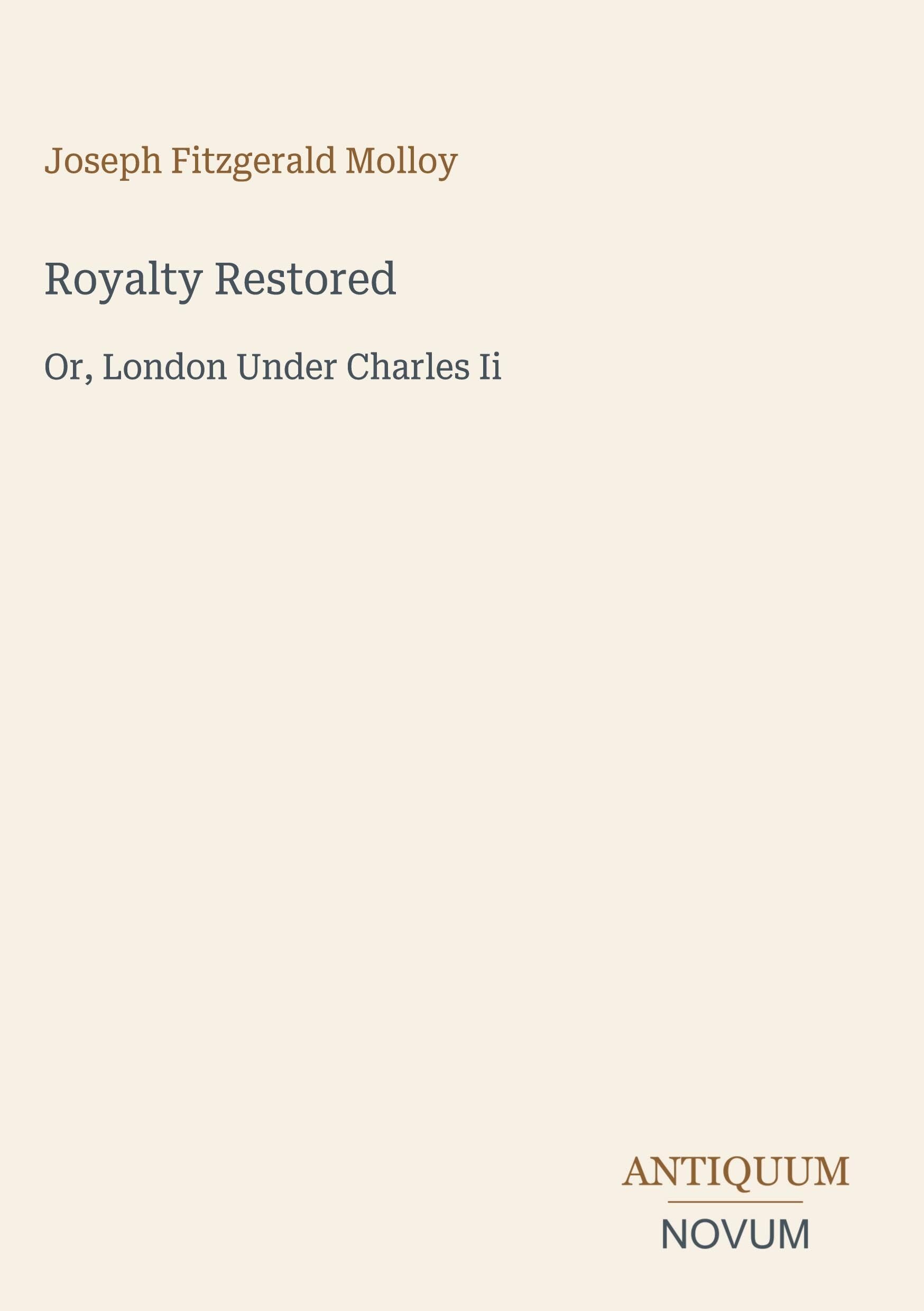 Royalty Restored