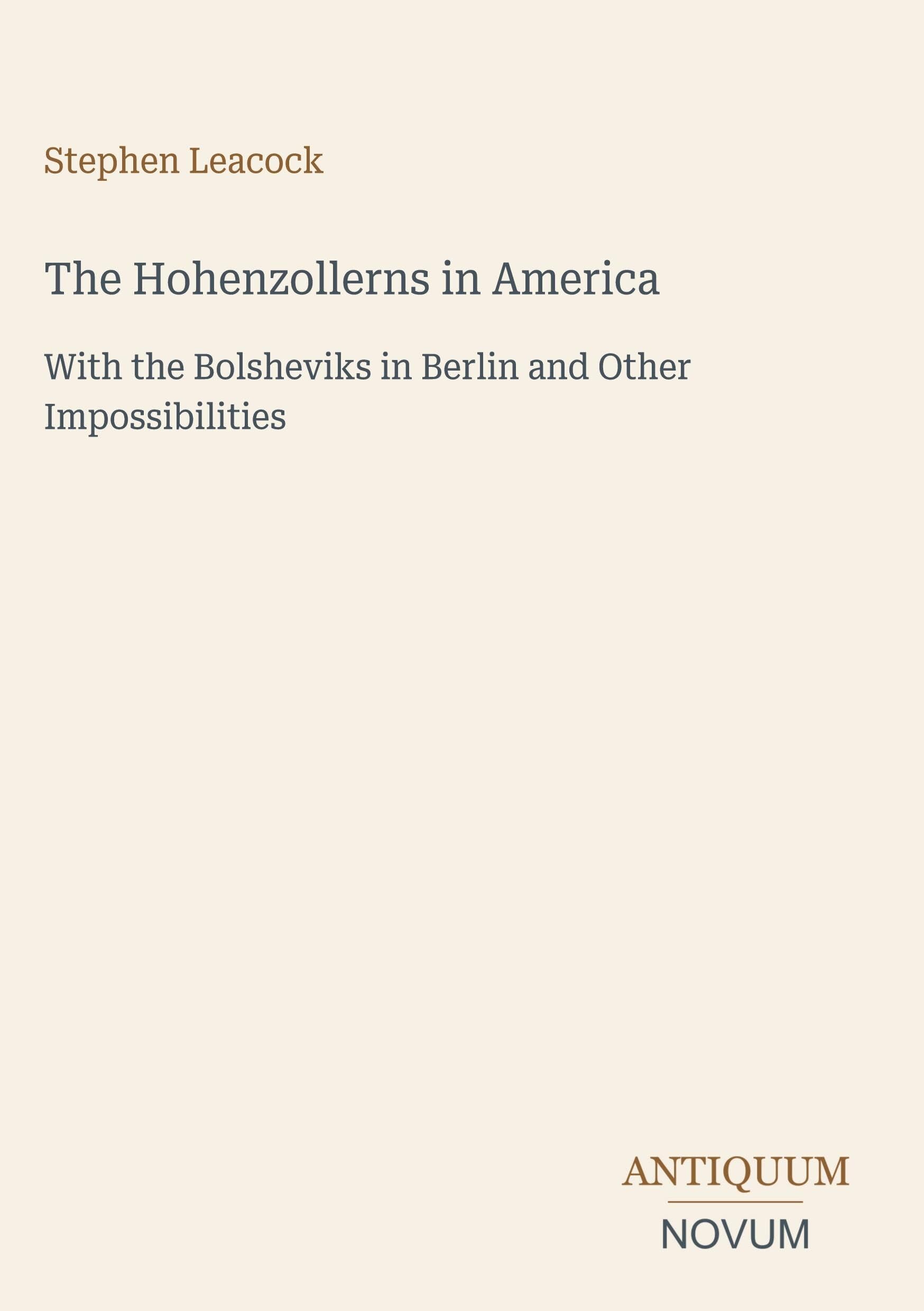 The Hohenzollerns in America