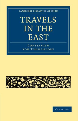 Travels in the East (Cambridge Library Collection - Travel, Middle East and Asia Minor)
