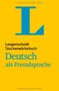 Langenscheidt Taschenwörterbuch Deutsch als Fremdsprache: einsprachig Deutsch (Einsprachige Wörterbücher)