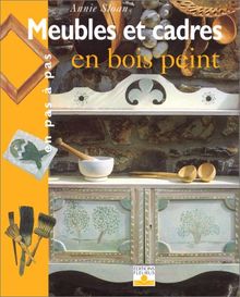 Meubles et cadres en bois peint