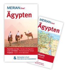 Ägypten: Mit Kartenatlas im Buch und Extra-Karte zum Herausnehmen (MERIAN live)