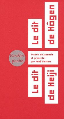Le dit de Hôgen. Le dit de Heiji : cycle épique des Taïra et des Minamoto