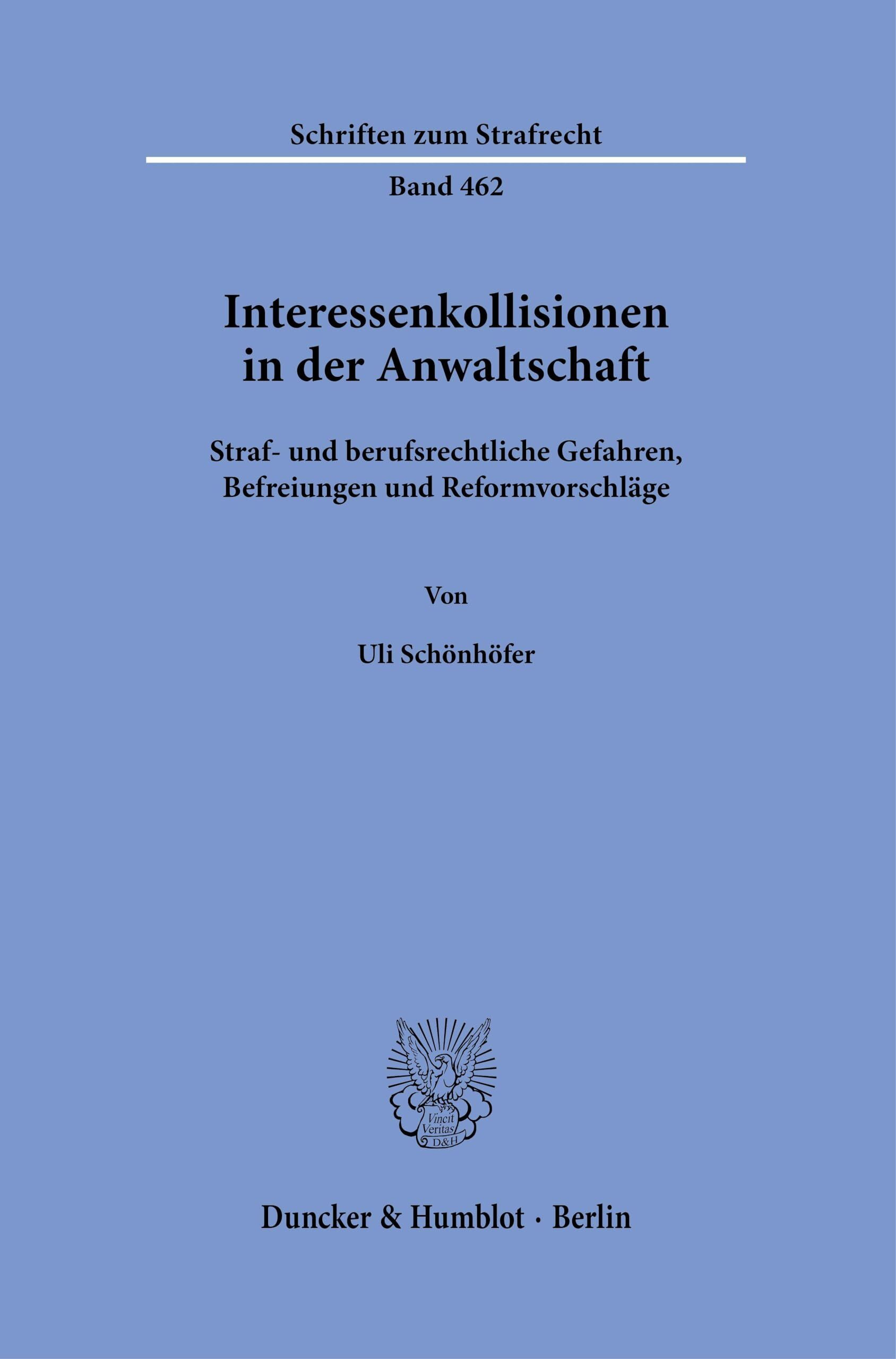 Interessenkollisionen in der Anwaltschaft