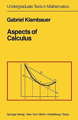 Aspects of Calculus (Undergraduate Texts in Mathematics)